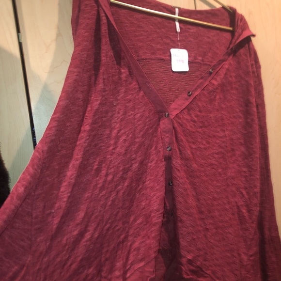 Free People Tops - NWT free people red button up